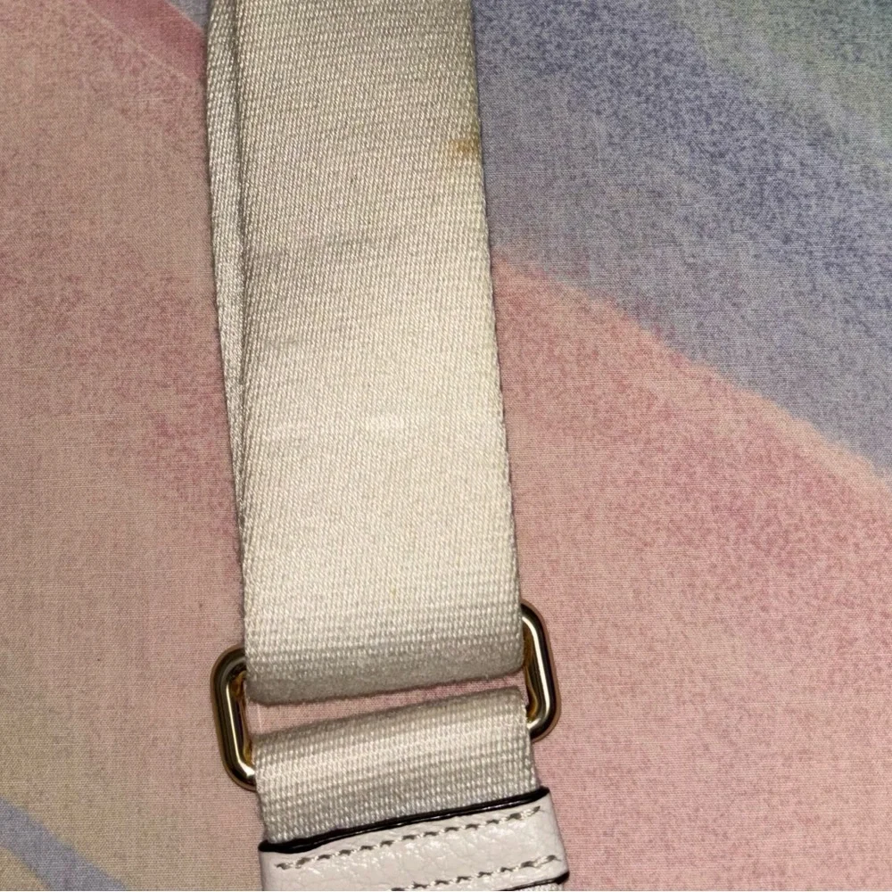 COACH Lucy Crossbody In Signature Canvas & White Leather C6781